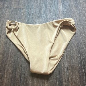 Saly Swim Gold Bikini Bottoms